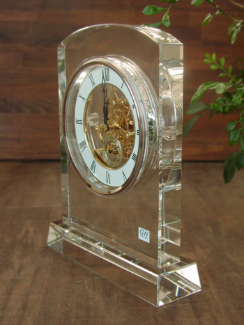 マルカートスケルトンクロック / ガラスアート ギフト アトリエピジョン