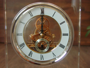 マルカートスケルトンクロック / ガラスアート ギフト アトリエピジョン