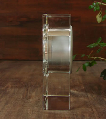 モノリス 世界時計 / ガラスアート ギフト アトリエピジョン